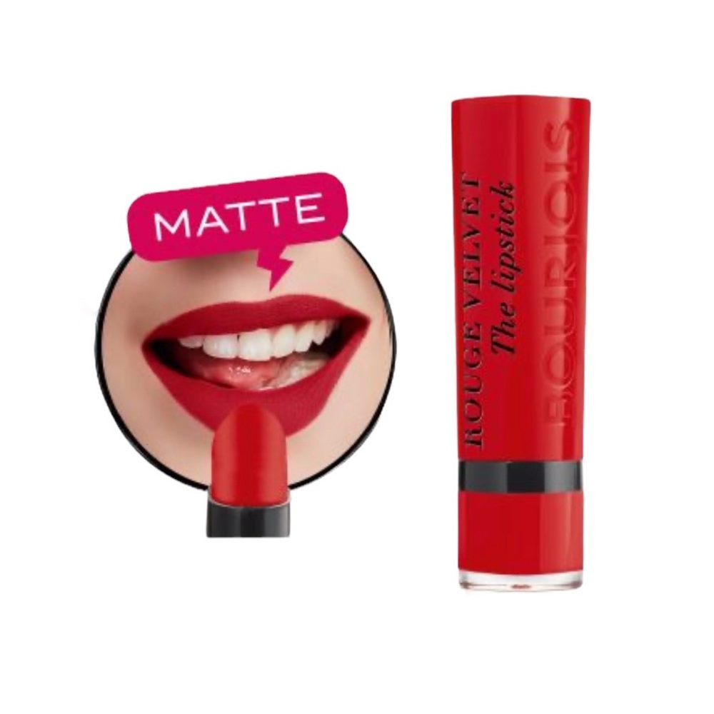 BOURJOIS Rouge Velvet The Lipstick 08 Rubi's Cute